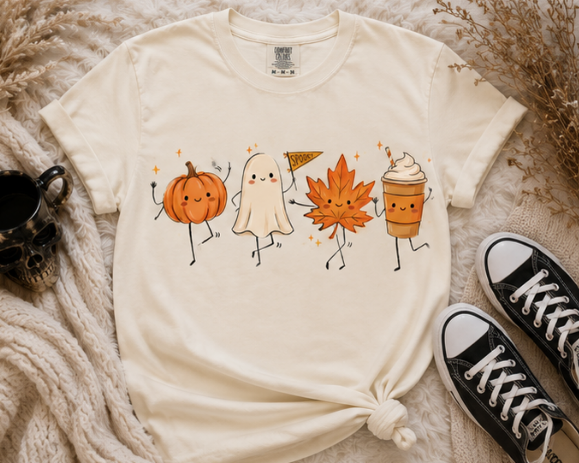 Spooky Little Friends Comfort Colors Tee