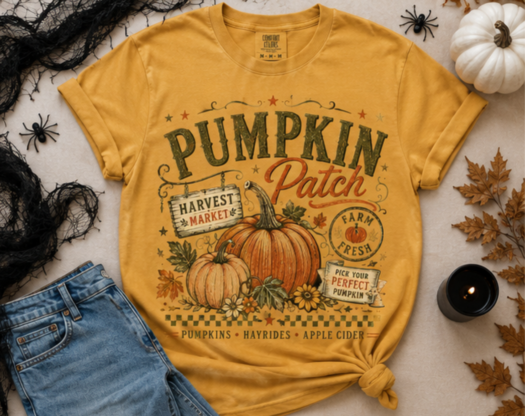Pumpkin Patch Comfort Colors Tee