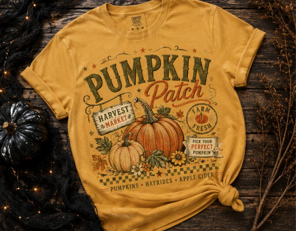 Pumpkin Patch Comfort Colors Tee