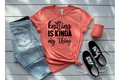 Knitting is Kinda my Thing Tee