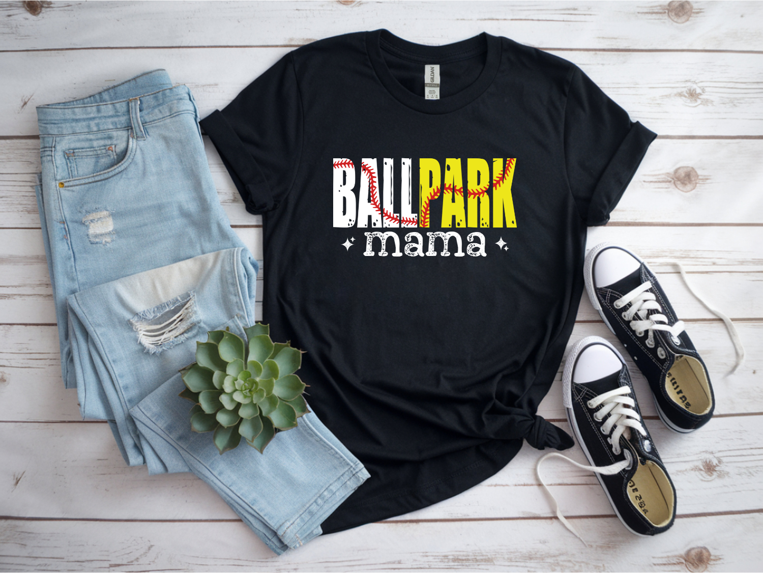Ball Park Mama Tee