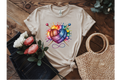 Colorful Yarn Heart Tee
