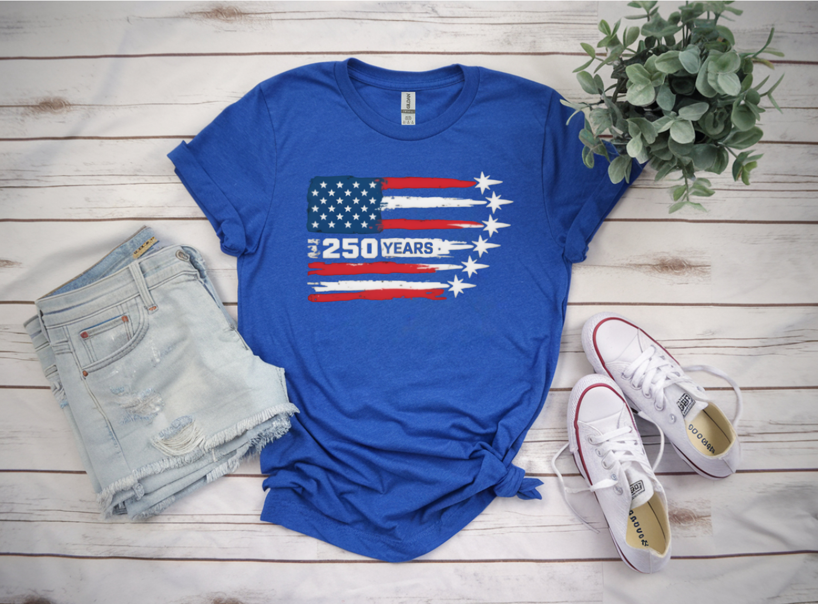 Red White & Fly 250th Anniversary Tee