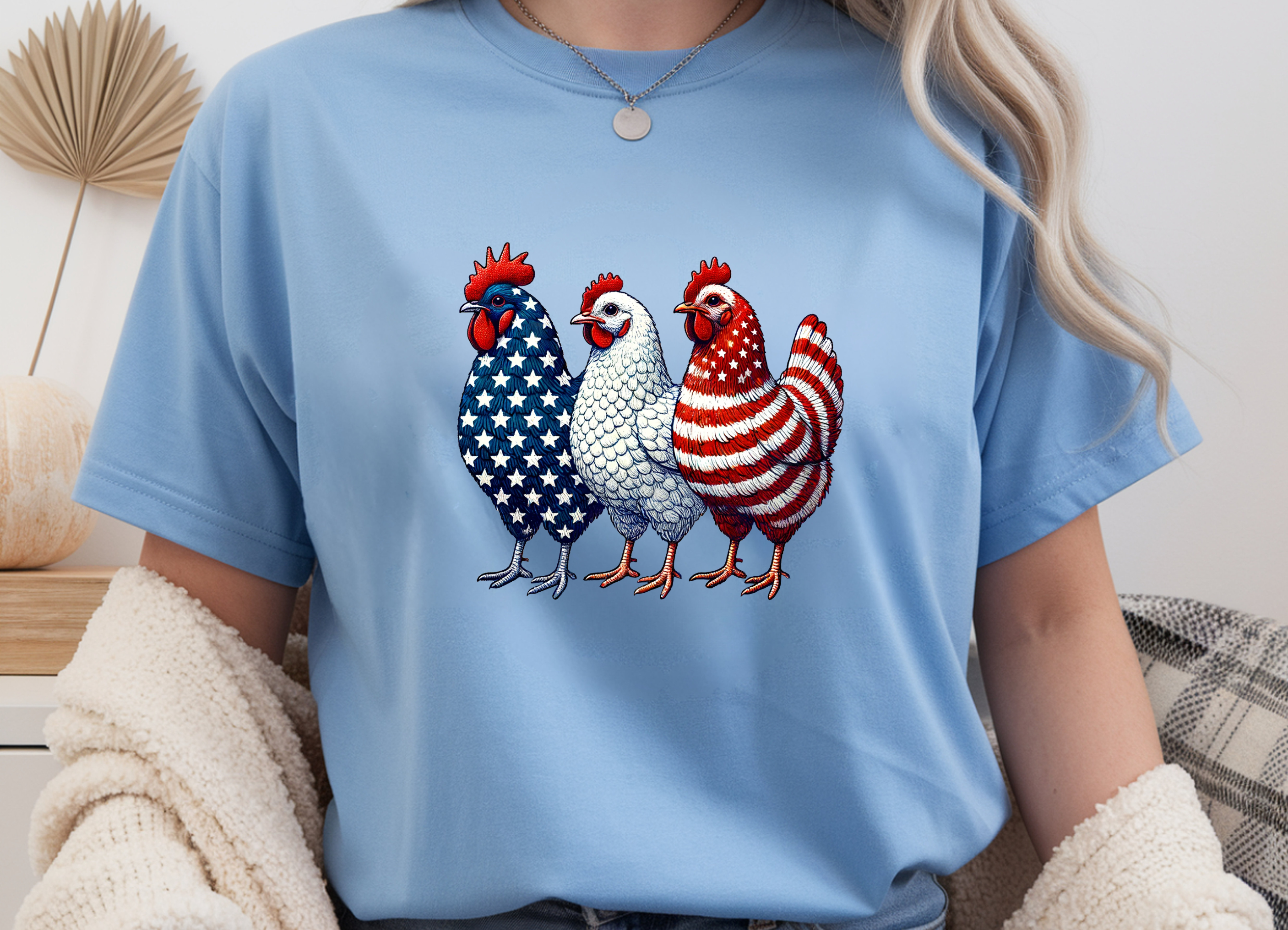 Stars, Stripes & Chickens Tee