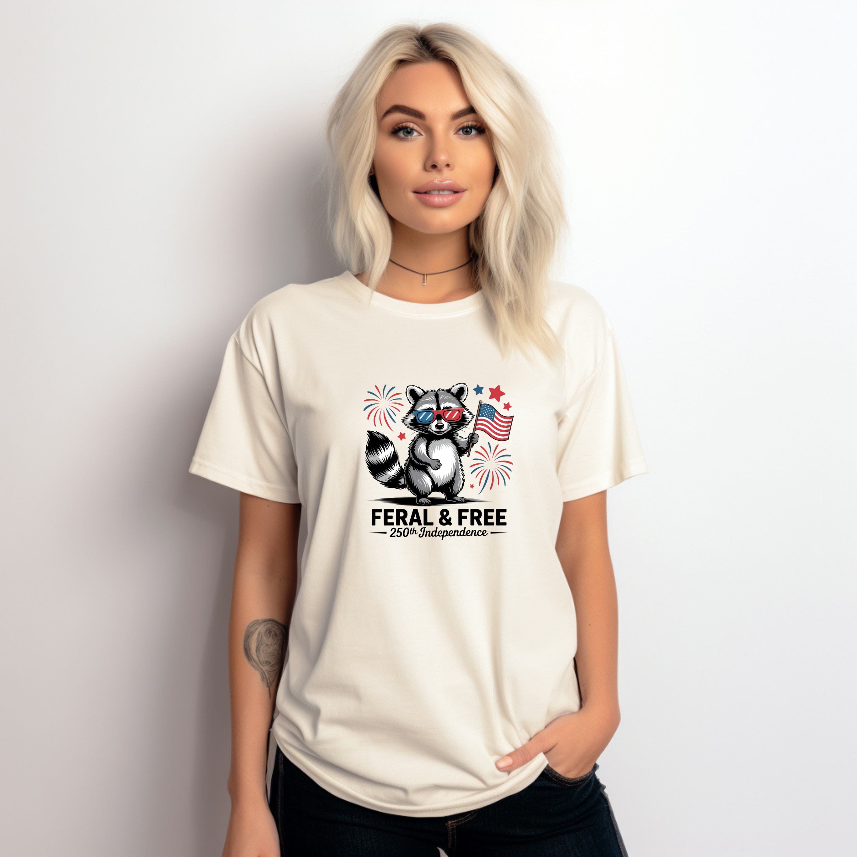 Feral & Free Independence Day Tee