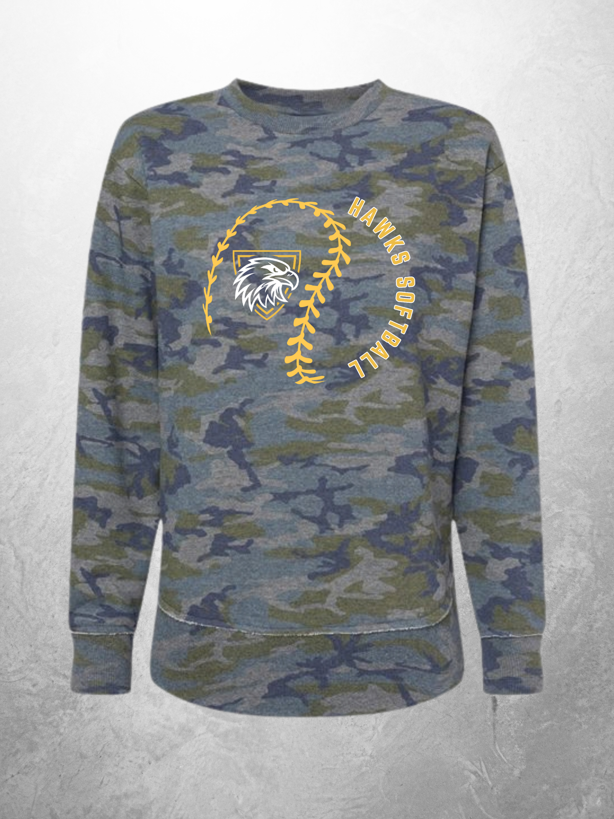 Hawks Weekend Crewneck mockup 85