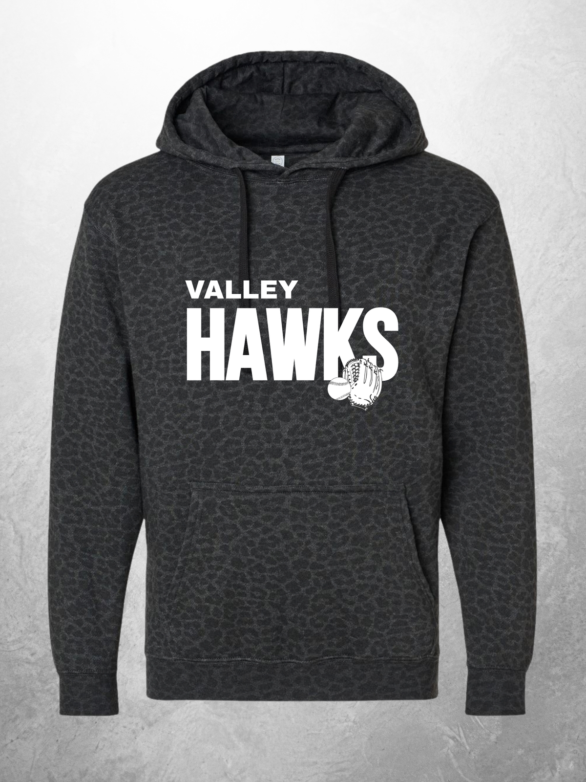 Hawks Softball Fleece Hoodie design option 2