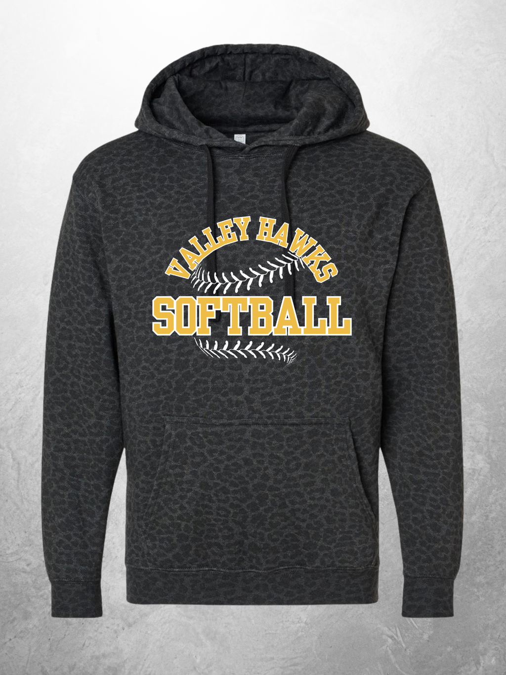 Hawks Softball Fleece Hoodie design option 3