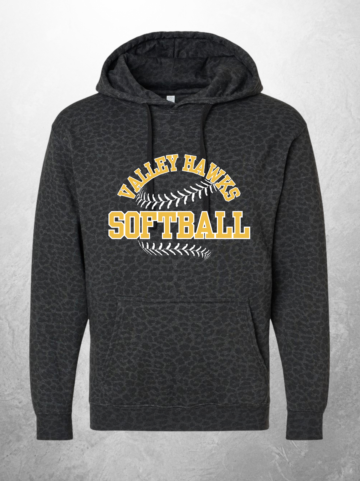 Hawks Softball Fleece Hoodie design option 3