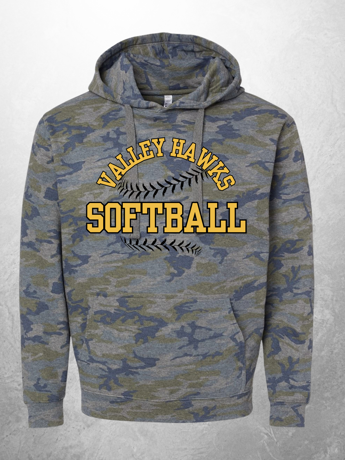 Hawks Softball Fleece Hoodie design option 8