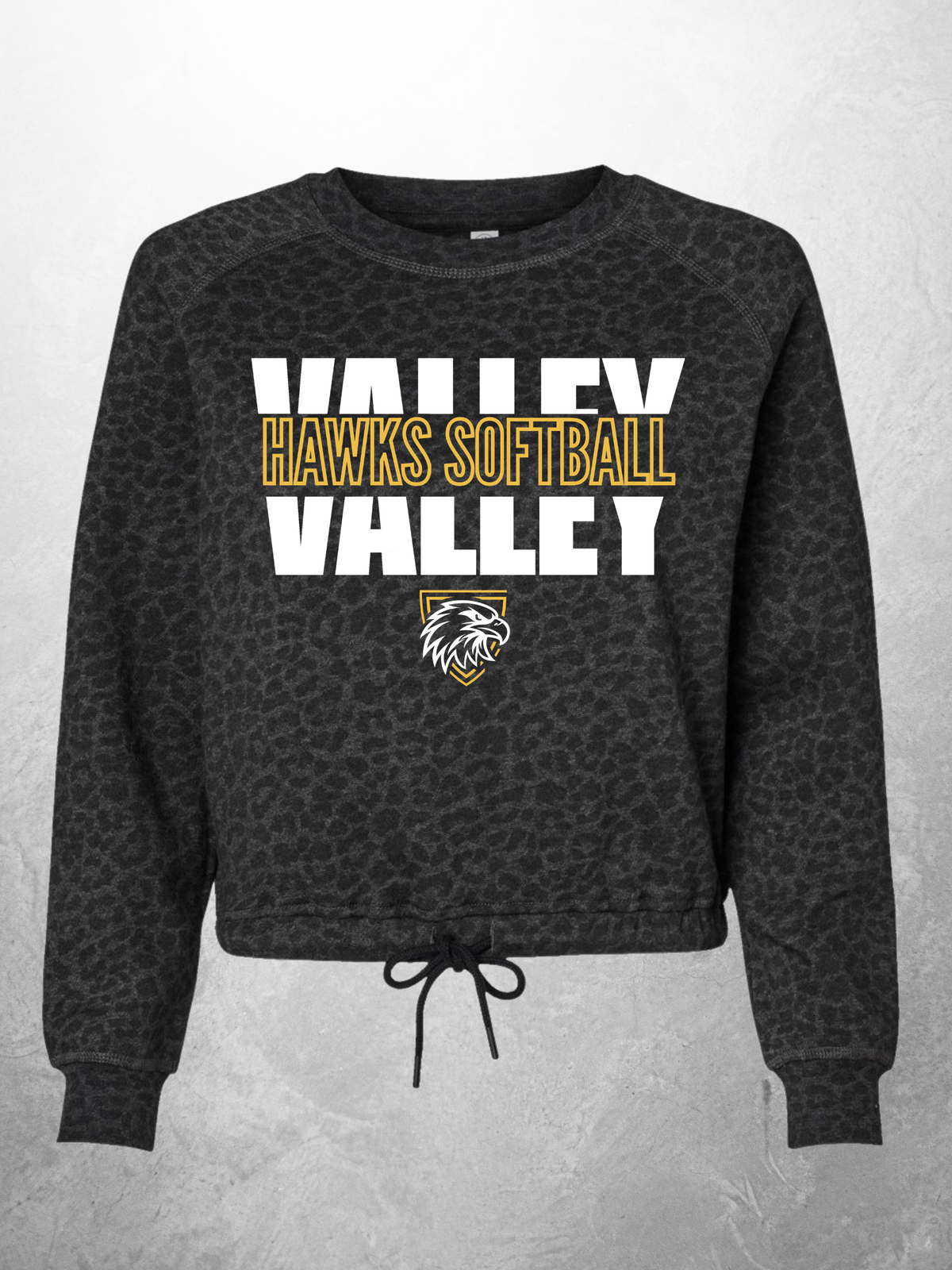 Hawks Softball Boxy Crewneck design option 1