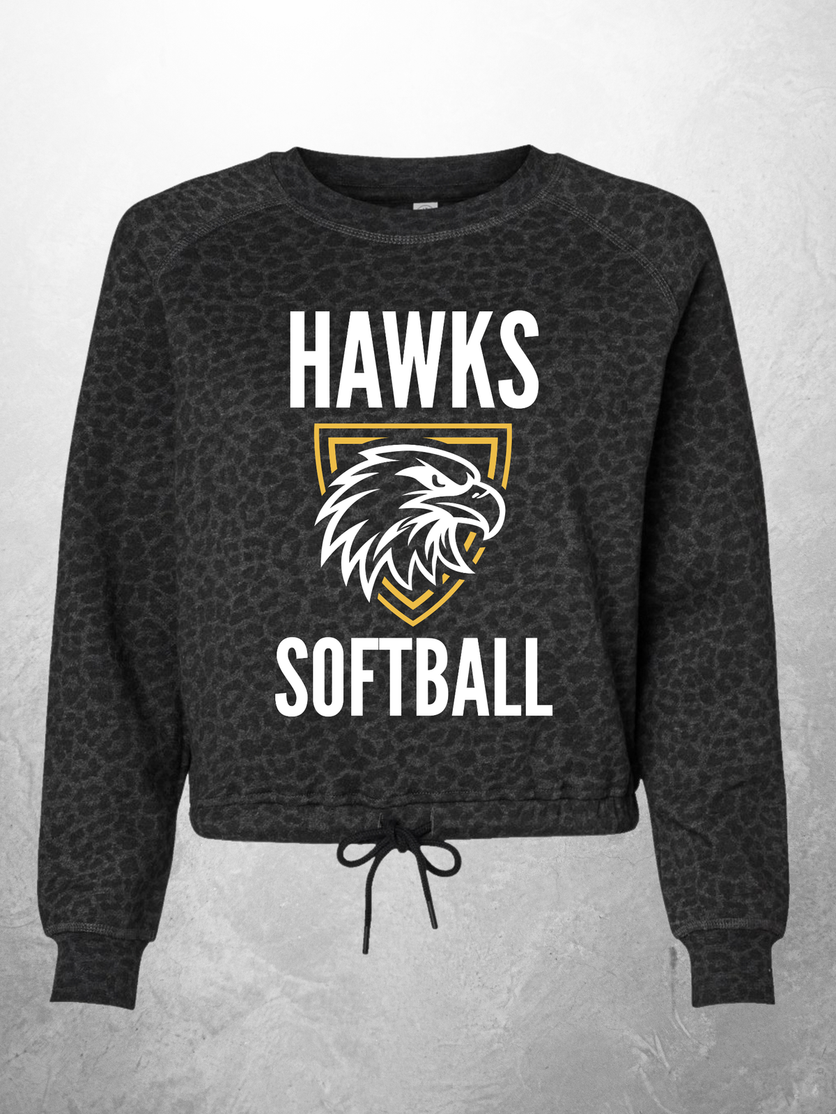 Hawks Softball Boxy Crewneck design option 4