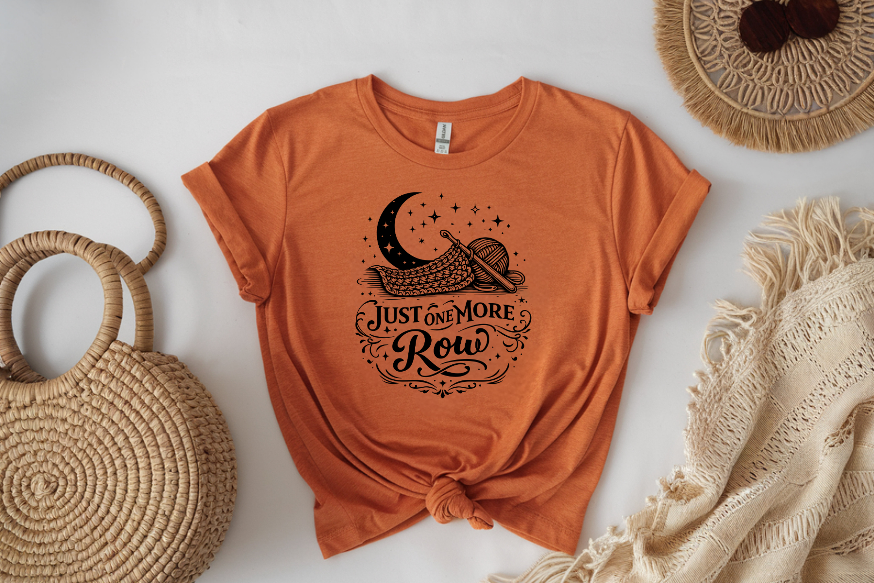 One More Row Crochet Tee